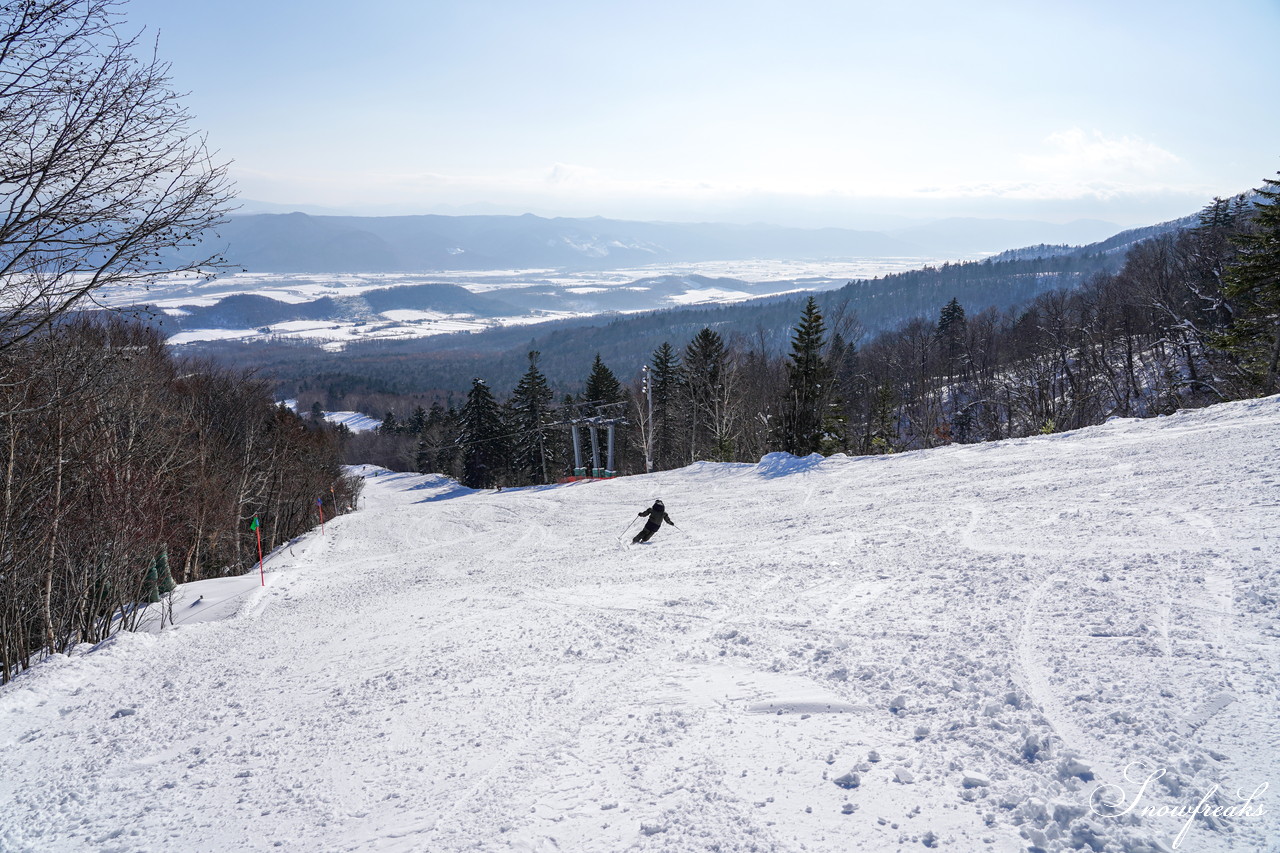 富良野スキー場 積雪100cm、オープン初日から滑走距離3,400ｍのロングダウンヒルが可能！最高のコンディションでシーズン開幕です♪